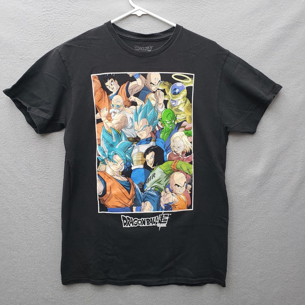 Super Dragon-ball Z Graphic Tee Shirt Black Group Anime Characters Adult Size M - Picture 2 of 8